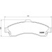 Brembo | Bremsbelagsatz, Scheibenbremse | P 10 009 Brembo | Bremsbelagsatz, Scheibenbremse | P 10 009