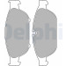 Delphi | Bremsbelagsatz, Scheibenbremse | LP2238 Delphi | Bremsbelagsatz, Scheibenbremse | LP2238