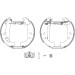 8DB 355 004-161 Bremsbackensatz Shoe Kit Pro