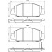 BOSCH Bremsbelagsatz, Scheibenbremse 0 986 494 773
