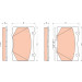 TRW | Bremsbelagsatz, Scheibenbremse | GDB3498 TRW | Bremsbelagsatz, Scheibenbremse | GDB3498