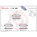 Brembo | Bremsbelagsatz, Scheibenbremse | P 59 088 Brembo | Bremsbelagsatz, Scheibenbremse | P 59 088