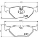 Hella | Bremsbelagsatz, Scheibenbremse | 8DB 355 007-981