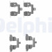 Delphi | Zubehörsatz, Scheibenbremsbelag | LX0531 Delphi | Zubehörsatz, Scheibenbremsbelag | LX0531