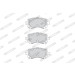 Ferodo | Bremsbelagsatz, Scheibenbremse | FDB4196