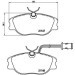 Brembo | Bremsbelagsatz, Scheibenbremse | P 23 041