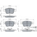 0 986 494 372 Bremsbelagsatz, Scheibenbremse