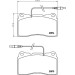 Hella | Bremsbelagsatz, Scheibenbremse | 8DB 355 018-671 Hella | Bremsbelagsatz, Scheibenbremse | 8DB 355 018-671