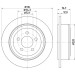 Hella | Bremsscheibe | 8DD 355 122-221 Hella | Bremsscheibe | 8DD 355 122-221