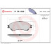 Brembo | Bremsbelagsatz, Scheibenbremse | P 79 032