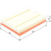 BOSCH F 026 400 055 Luftfilter BOSCH F 026 400 055 Luftfilter