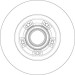 DF6203BS Bremsscheibe TRW SINGLE