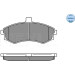 Meyle | Bremsbelagsatz, Scheibenbremse | 025 240 3117/W Meyle | Bremsbelagsatz, Scheibenbremse | 025 240 3117/W