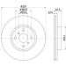 Hella | Bremsscheibe | 8DD 355 113-591