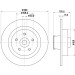 Hella | Bremsscheibe | 8DD 355 123-441 Hella | Bremsscheibe | 8DD 355 123-441