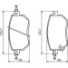 BOSCH | Bremsbelagsatz, Scheibenbremse | 0 986 494 366 BOSCH | Bremsbelagsatz, Scheibenbremse | 0 986 494 366