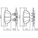 BOSCH | Bremsbelagsatz, Scheibenbremse | 0 986 494 349 BOSCH | Bremsbelagsatz, Scheibenbremse | 0 986 494 349