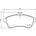 Hella Pagid | Bremsbelagsatz, Scheibenbremse | 8DB 355 012-601