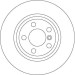 Bremsscheibe TRW SINGLE DF4392S