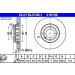 ATE | Bremsscheibe | 24.0118-0106.1 ATE | Bremsscheibe | 24.0118-0106.1