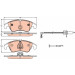 TRW COTEC GDB1768 Bremsbeläge inkl. Verschleißwarnkontakt, mit Bremssattelschrauben, mit Zubehör