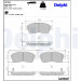 Delphi | Bremsbelagsatz, Scheibenbremse | LP789 Delphi | Bremsbelagsatz, Scheibenbremse | LP789