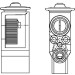 Mahle | Expansionsventil, Klimaanlage | AVE 55 000P