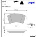 Delphi Bremsbelagsatz, Scheibenbremse LP2078