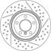 DF6601S Bremsscheibe TRW SINGLE
