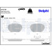 Delphi | Bremsbelagsatz, Scheibenbremse | LP1724