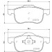 Hella | Bremsbelagsatz, Scheibenbremse | 8DB 355 006-851