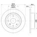 Hella | Bremsscheibe | 8DD 355 116-991