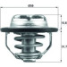 Mahle | Thermostat, Kühlmittel | TX 122 82 Mahle | Thermostat, Kühlmittel | TX 122 82