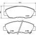 Hella | Bremsbelagsatz, Scheibenbremse | 8DB 355 016-511 Hella | Bremsbelagsatz, Scheibenbremse | 8DB 355 016-511