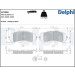 Delphi | Bremsbelagsatz, Scheibenbremse | LP2506
