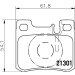 Hella | Bremsbelagsatz, Scheibenbremse | 8DB 355 007-671