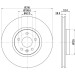 Hella Pagid | Bremsscheibe | 8DD 355 129-511