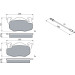 BOSCH | Bremsbelagsatz, Scheibenbremse | 0 986 469 860