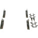 BOSCH | Bremsbelagsatz, Scheibenbremse | 0 986 494 262