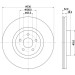 Hella | Bremsscheibe | 8DD 355 125-221