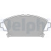 Delphi | Bremsbelagsatz, Scheibenbremse | LP1503 Delphi | Bremsbelagsatz, Scheibenbremse | LP1503