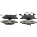 BOSCH | Bremsbelagsatz, Scheibenbremse | 0 986 494 262