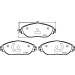 Brembo | Bremsbelagsatz, Scheibenbremse | P 85 166