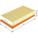 BOSCH 1 457 433 263 Luftfilter BOSCH 1 457 433 263 Luftfilter