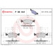Brembo | Bremsbelagsatz, Scheibenbremse | P 83 041 Brembo | Bremsbelagsatz, Scheibenbremse | P 83 041