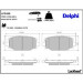 Delphi Bremsbelagsatz, Scheibenbremse LP2499