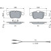 0 986 494 371 Bremsbelagsatz, Scheibenbremse