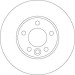 Bremsscheibe TRW SINGLE DF4309S