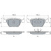 BOSCH | Bremsbelagsatz, Scheibenbremse | 0 986 490 640 BOSCH | Bremsbelagsatz, Scheibenbremse | 0 986 490 640