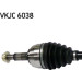 SKF | Antriebswelle | VKJC 6038 SKF | Antriebswelle | VKJC 6038